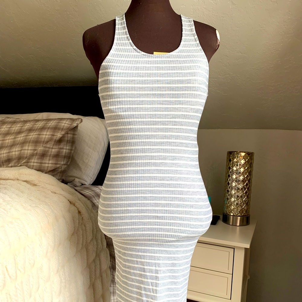 Hyfve casual bodycon racer tank dress